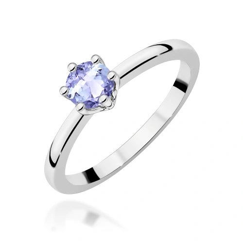 Prsten W0563 Tanzanit 0,50ct Bílé zlato