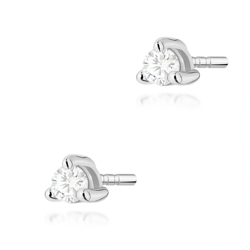 Ohrringe K0035 Diamant 2 x 0,04ct Weißgold