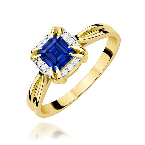 Ring W0358 Saphir 0,70ct Gelbgold