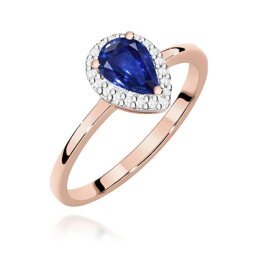 Ring W0455 Saphir 0,60ct Roségold