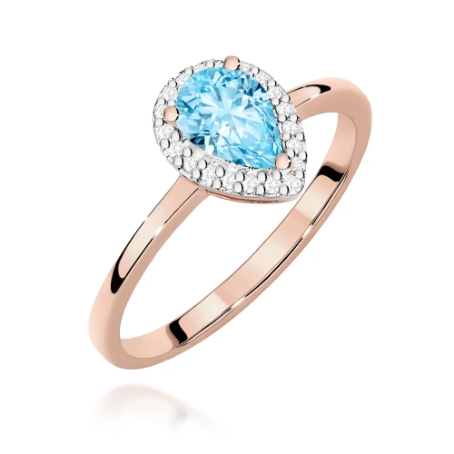 Ring W0455 Topas Swiss 0,90ct Roségold