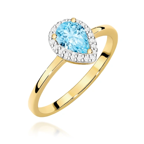 Ring W0455 Topas Swiss 0,90ct Gelbgold