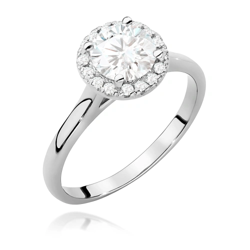 Pierścionek W0550 Diament 1,00ct białe złoto