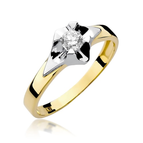 Bague W0155 Diamant 0,30ct Or jaune