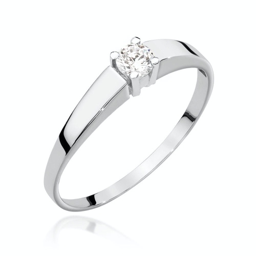 Ring W0524 Diamant 0,20ct Weißgold