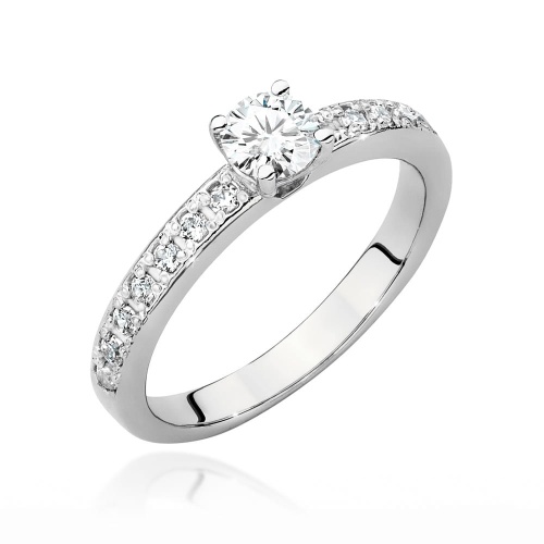 Ring W0534 Diamant 0,50ct Weißgold