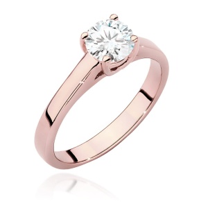Pierścionek W0544 Diament 0,70ct różowe złoto