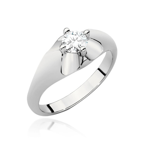 Gyűrű W0545 Gyémánt 0,40ct Fehér arany