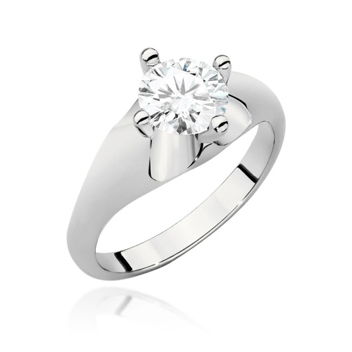 Gyűrű W0545 Gyémánt 1,00ct Fehér arany