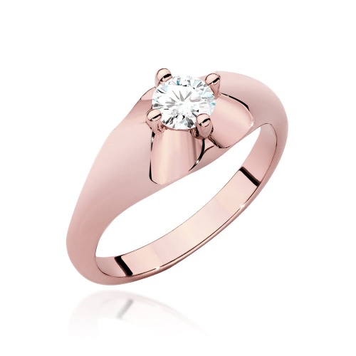 Bague W0545 Diamant 0,40ct Or rose