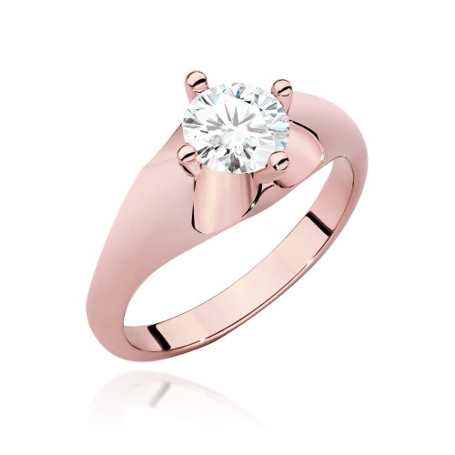 Bague W0545 Diamant 0,70ct Or rose