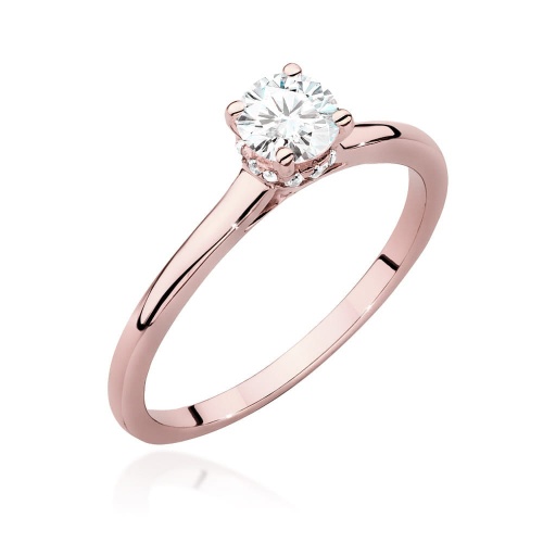 Bague W0547 Diamant 0,40ct Or rose