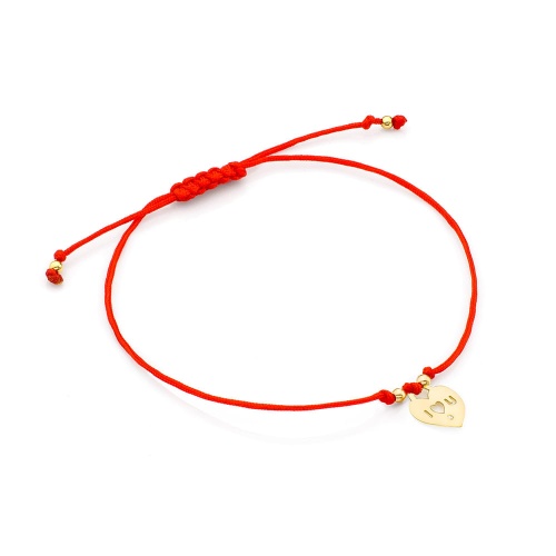 Bransoletka B0010 z diamentami żółte złoto