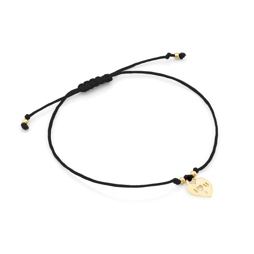 Bransoletka B0010 z diamentami żółte złoto