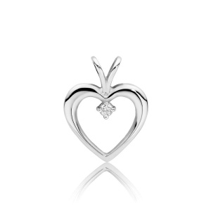 Zawieszka Z0009 Diament 0,04ct białe złoto
