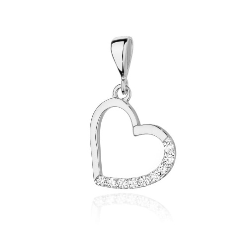 Pendentif Z0018 avec diamants Or blanc