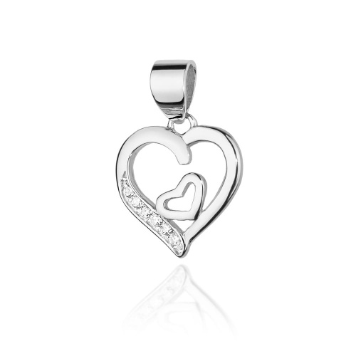 Pendentif Z0024 avec diamants Or blanc