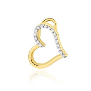 Zawieszka Z0026 Diament żółte złoto