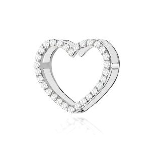 Zawieszka Z0027 z diamentami białe złoto