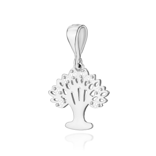 Pendentif Z0038 avec diamants Or blanc