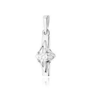 Zawieszka Z0088 Diament 0,20ct białe złoto