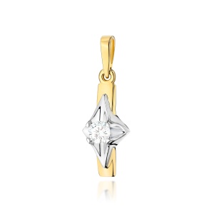 Zawieszka Z0088 Diament 0,20ct żółte złoto