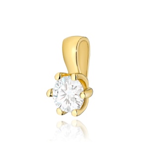 Zawieszka Z0222 Diament 0,30ct żółte złoto