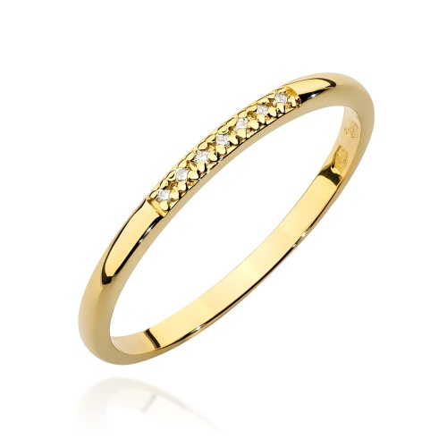 Bague W0607 avec diamants Or jaune