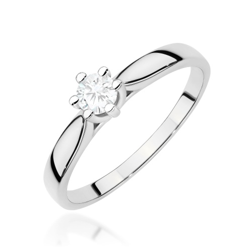 Inel W0222B Diamant de laborator 0,30ct AUR ALB