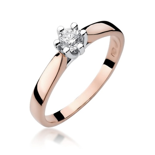 Bague W0222B Diamant 0,20ct Or rose