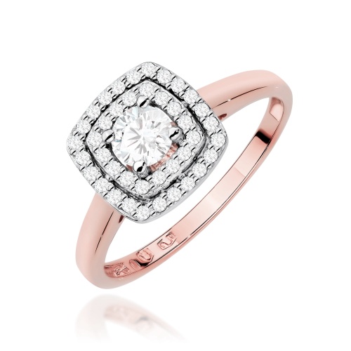 Inel W0345 Diamant de laborator 0,30ct AUR ROZ