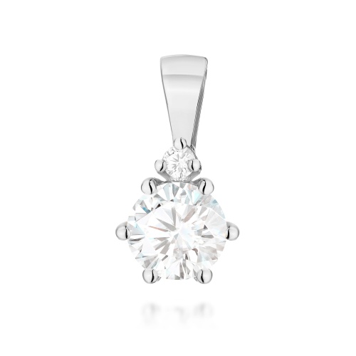 Zawieszka Z0076 Diament Laboratoryjny białe złoto