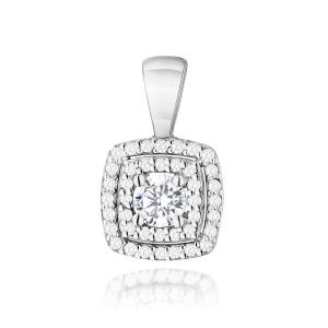 Zawieszka Z0506 z Diamentami Laboratoryjnymi białe złoto