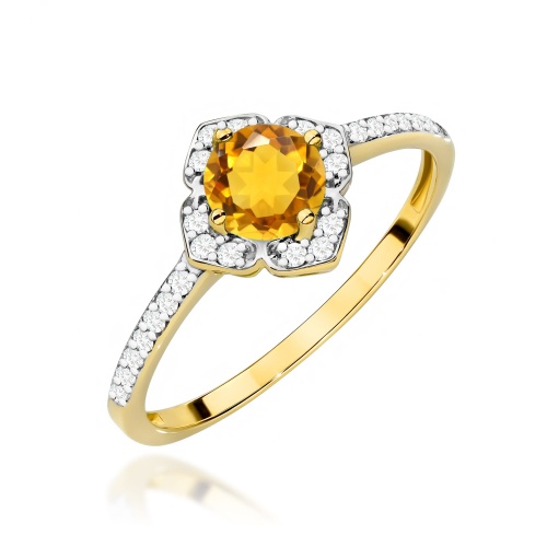 Bague W0603 Citrine 0,50ct Or jaune