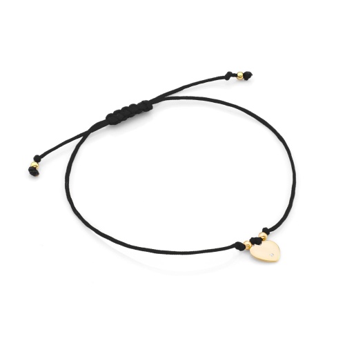 Bransoletka B0012 z diamentami żółte złoto