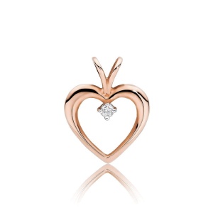 Zawieszka Z0009 Diament 0,04ct różowe złoto