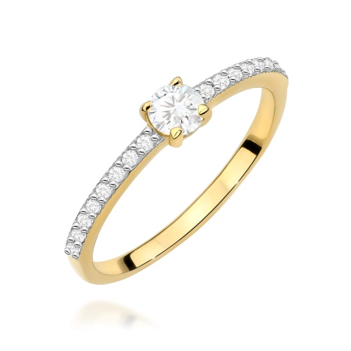 Bague W0671 avec diamants Or jaune