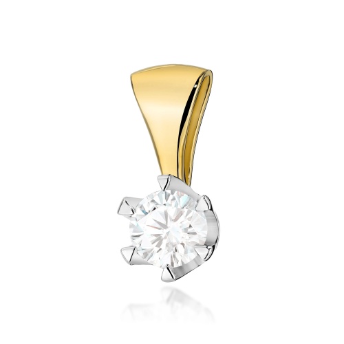 Pendentif Z0220 Diamant 0,70ct Or jaune