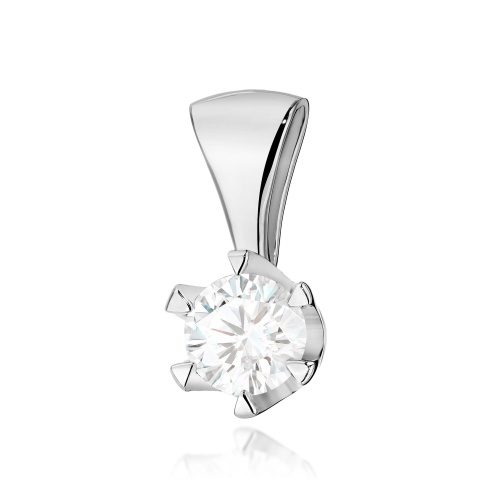 Pendentif Z0220 Diamant 1,00ct Or blanc