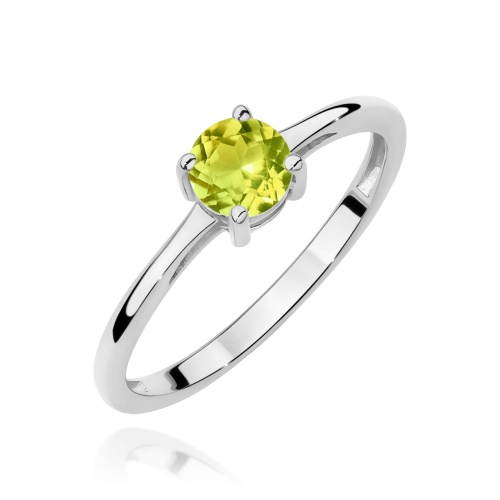 Pierścionek W0656 Oliwin 0,60ct białe złoto