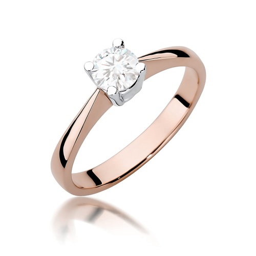 Inel W0404 Diamant de laborator 0,50ct AUR ROZ