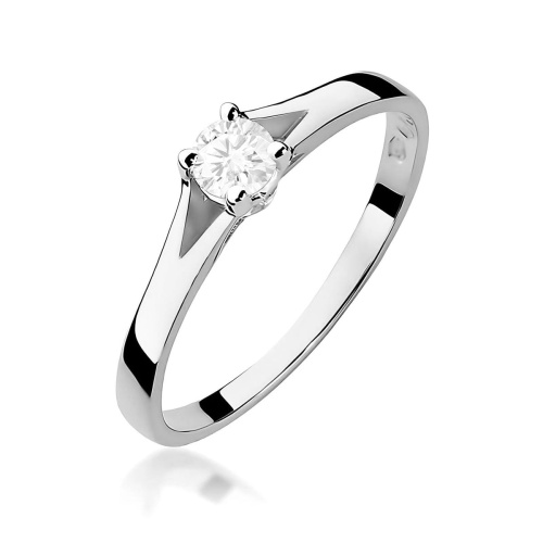 Inel W0240 Diamant de laborator 0,20ct AUR ALB