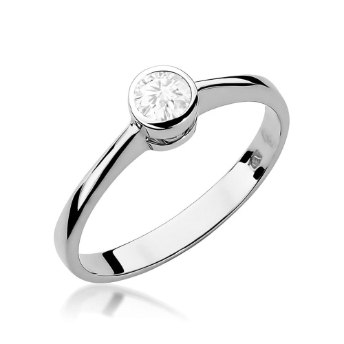 Inel W0224B Diamant de laborator 0,30ct AUR ALB