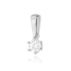 Zawieszka Z0575 Diament 0,30ct białe złoto