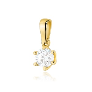 Zawieszka Z0575 Diament Laboratoryjny 0,70ct żółte złoto