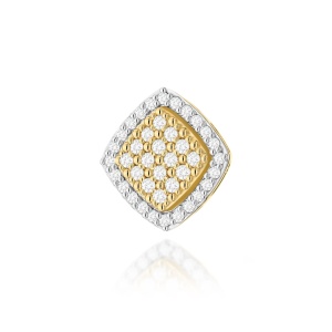 Zawieszka Z0568 z diamentami żółte złoto