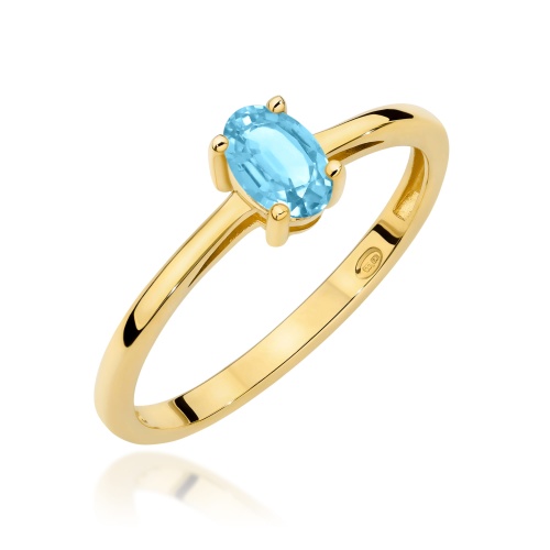 Bague W0685 Topaze  Swiss 0,50ct Or jaune