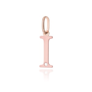 Zawieszka Z0069 Diament 0,005ct - litera I - różowe złoto