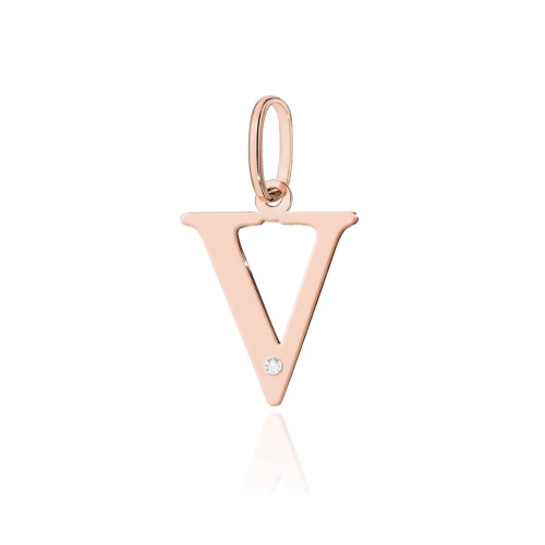 Anhänger Z0069 Diamant 0,005ct - V - Roségold