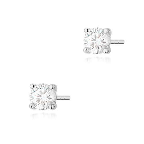 Ohrringe K0577 Diamant 2 x 0.40ct Weißgold